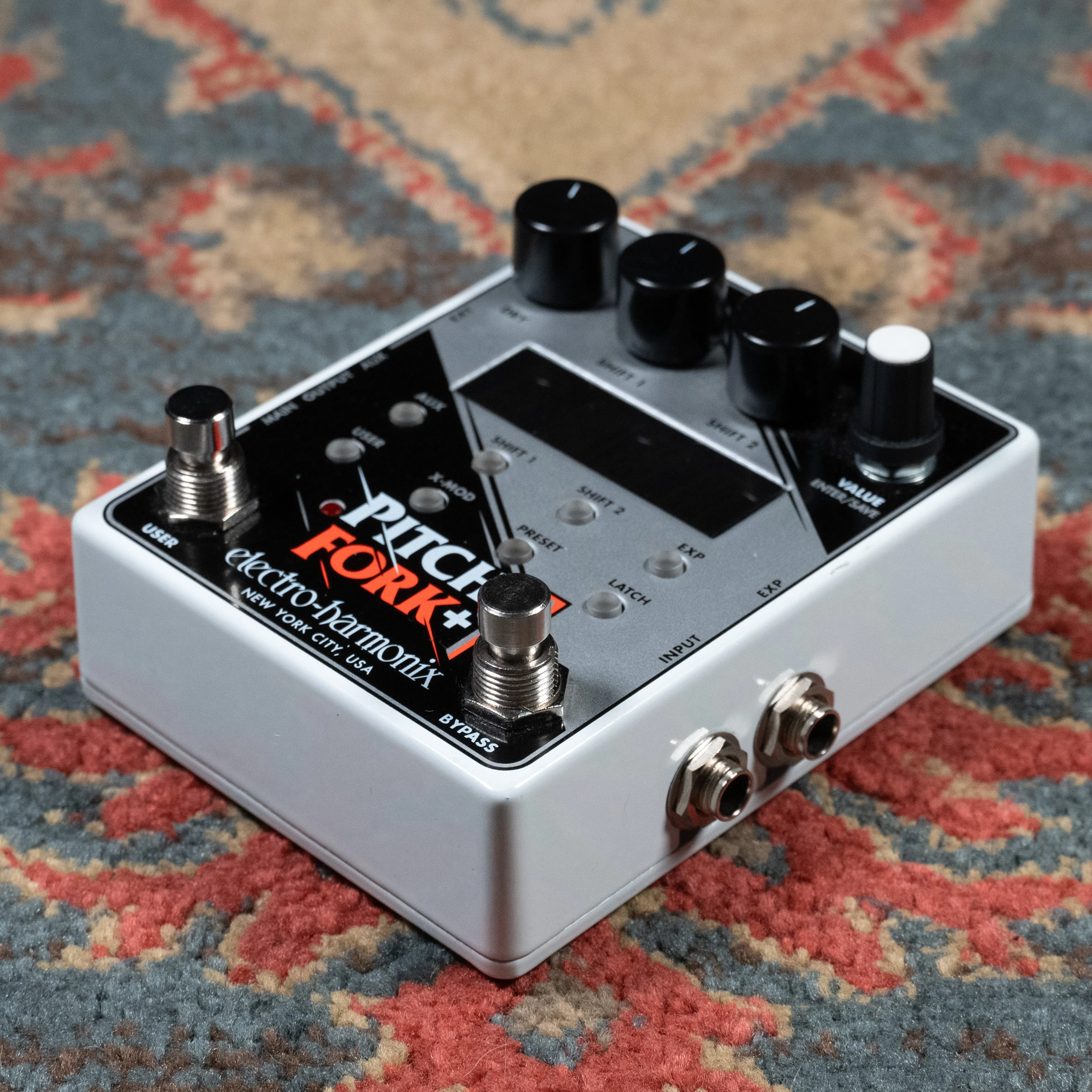 Electro Harmonix Pitch Fork Plus Polyphonic Pitch Shifter Effect Pedal w/ Box/PSU - Used