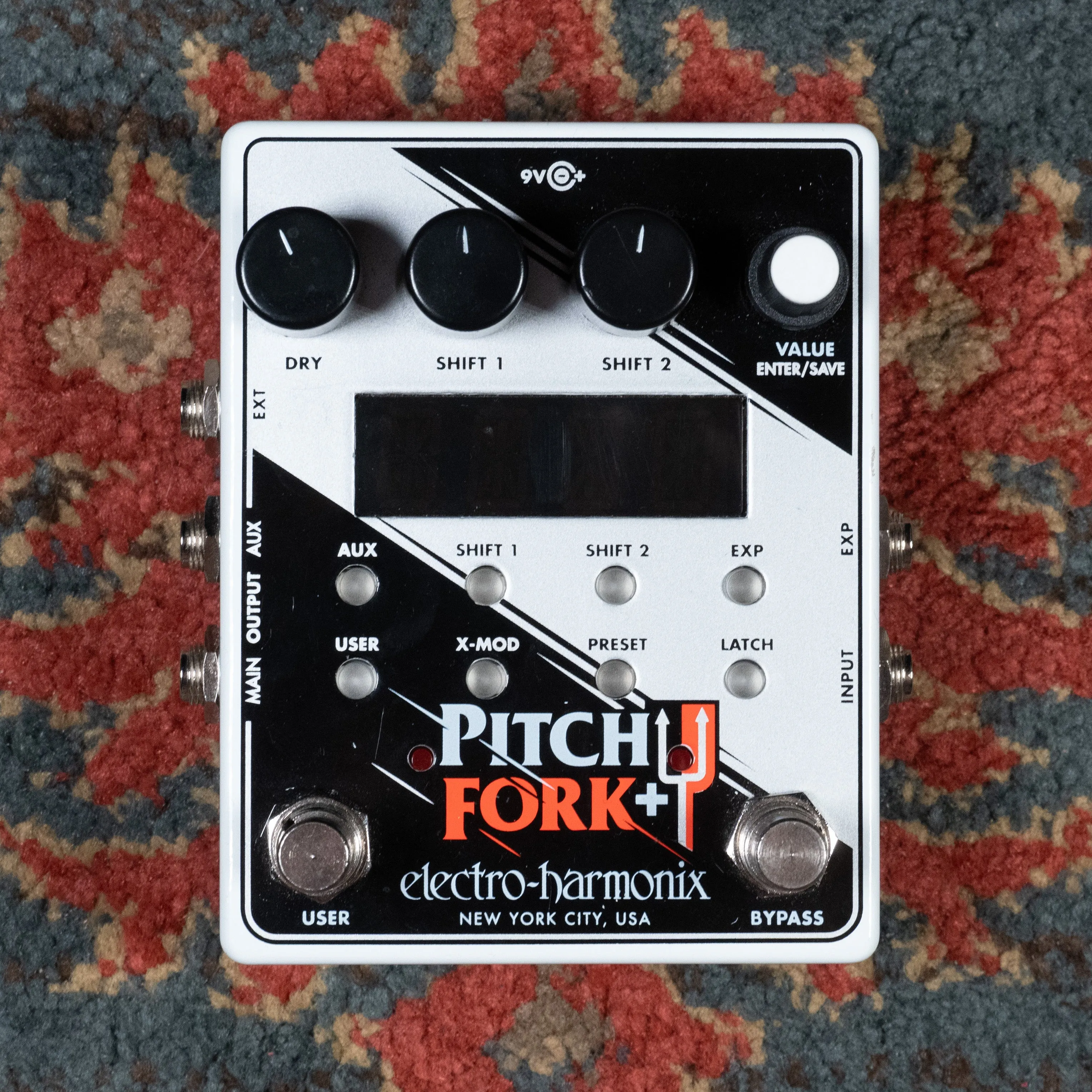 Electro Harmonix Pitch Fork Plus Polyphonic Pitch Shifter Effect Pedal w/ Box/PSU - Used