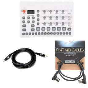 Elektron Model:Samples 6-track Sample Based Groovebox Essential Cables Bundle