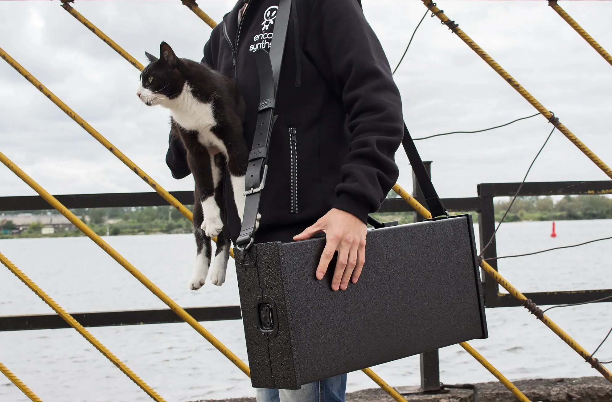 Erica Synths 2x104HP Aluminium Travel Case With Lid