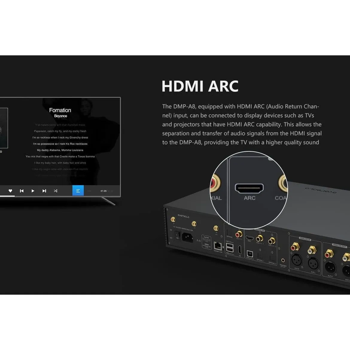 Eversolo DMP-A8 /AMP-F8 Bundle