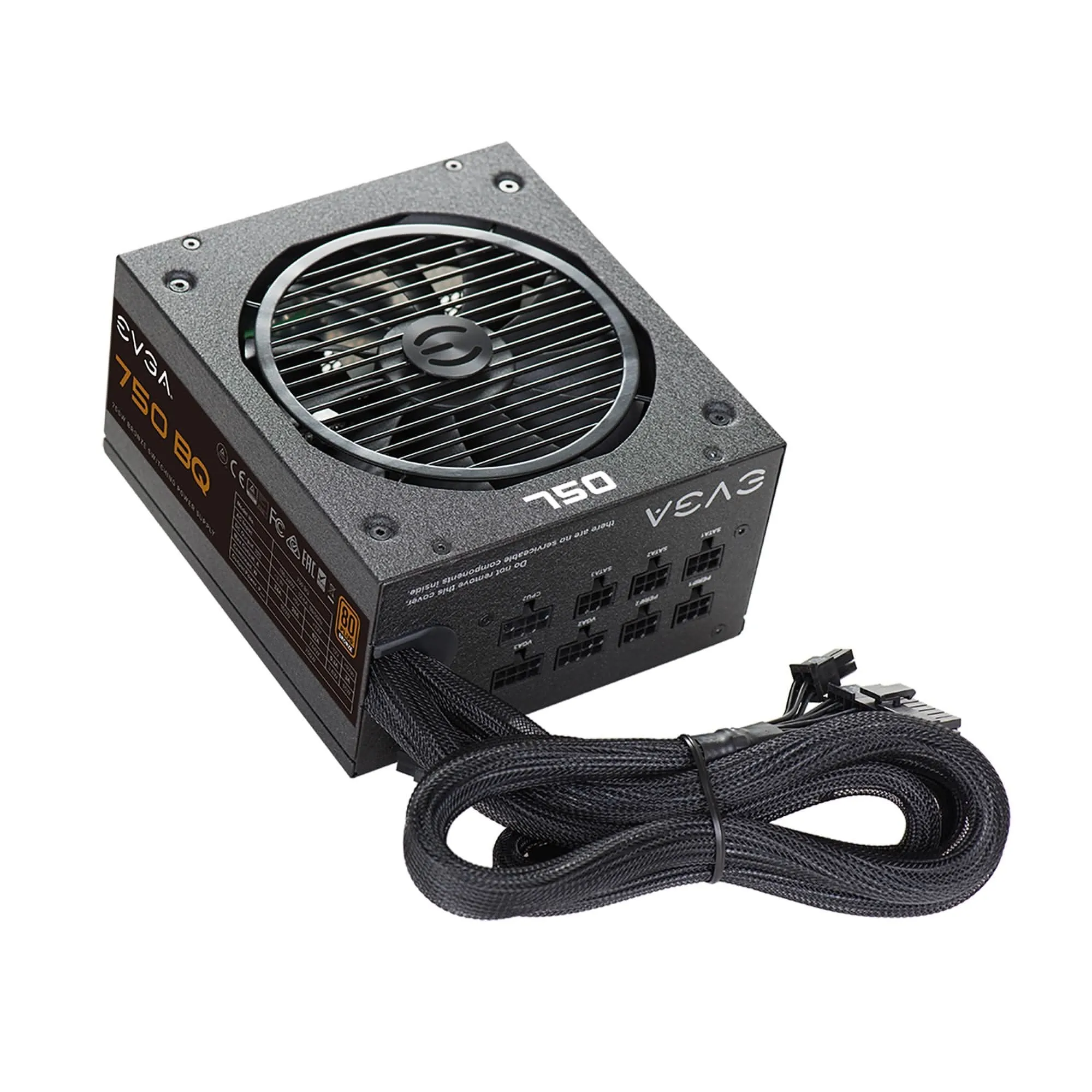 EVGA 750W 750BQ 80 PLUS BRONZE SEMI MODULAR SMPS