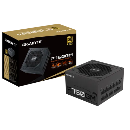 GIGABYTE 750W GP-P750GM 80 PLUS GOLD FULLY MODULAR SMPS