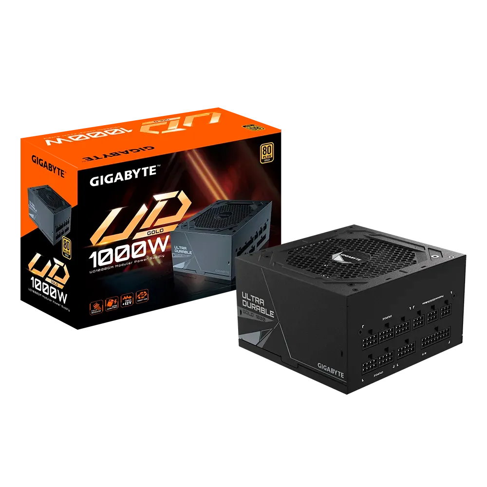 Gigabyte UD1000GM 1000W | Fully-Modular 80  Gold ATX PSU