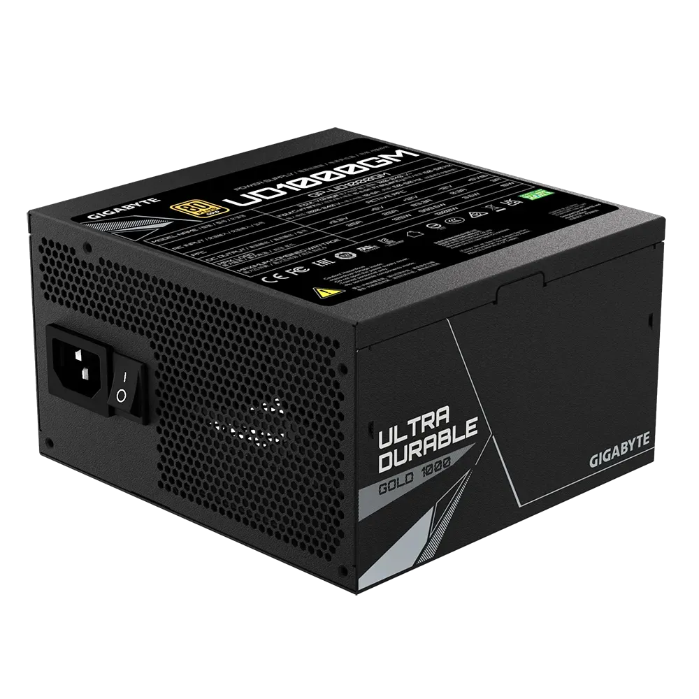 Gigabyte UD1000GM 1000W | Fully-Modular 80  Gold ATX PSU