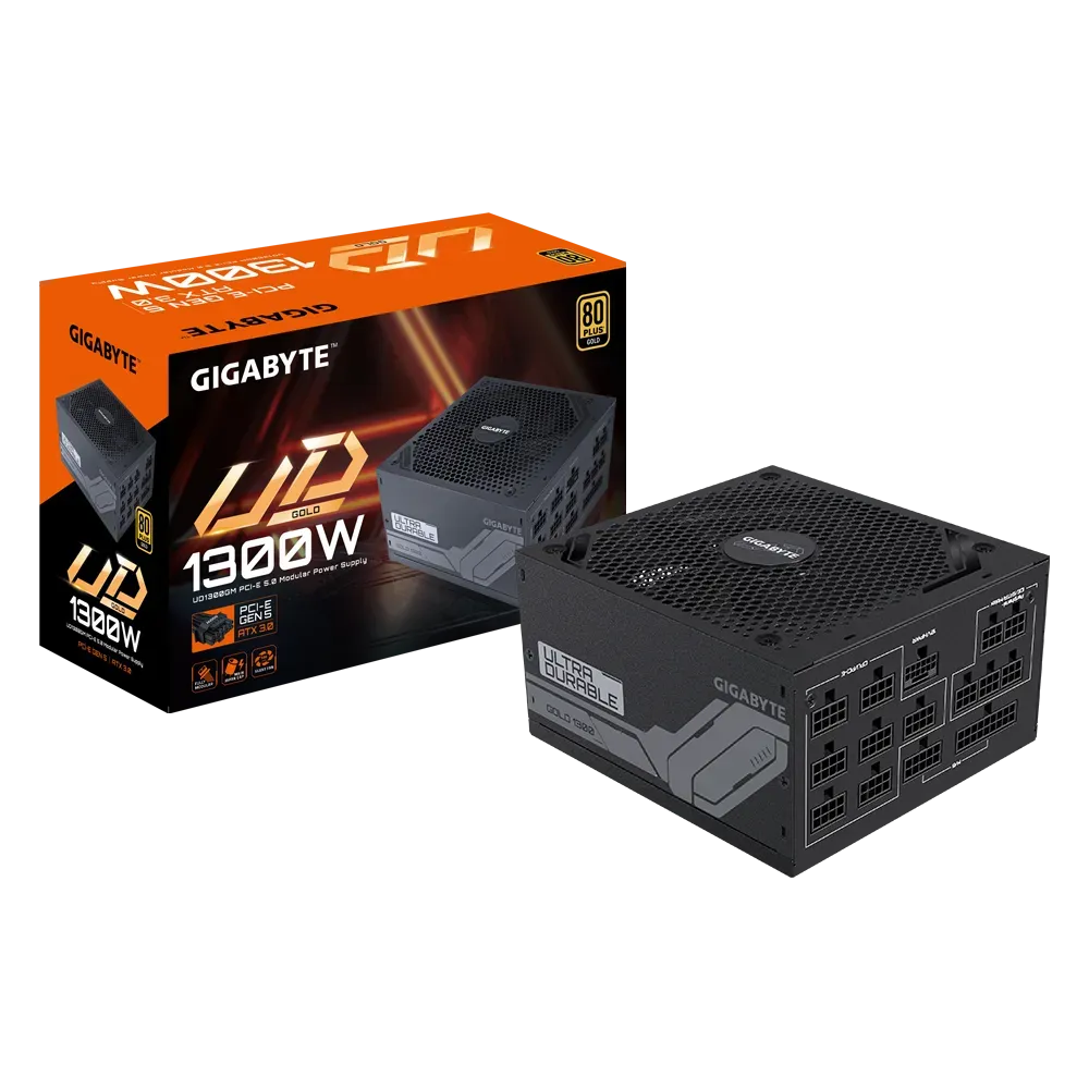 Gigabyte UD1300GM PG5 1300W | Fully-Modular 80  Gold ATX 3.0 PSU