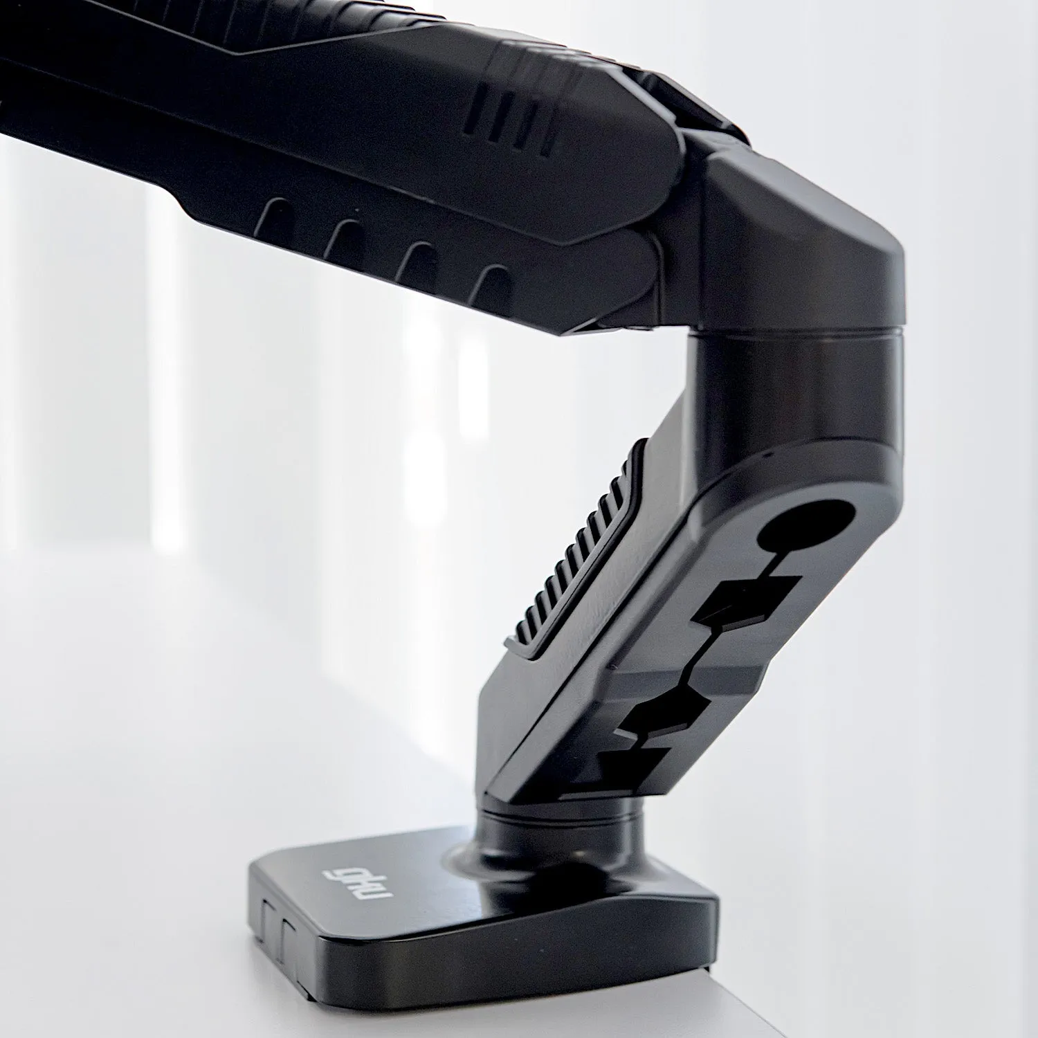 GKU Gas Spring Single Monitor Arm - EziRiser Monitor Mount