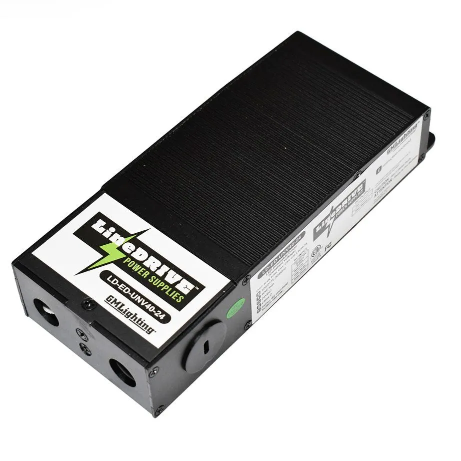 GM Lighting LD-ED-UNV LineDRIVE 12VDC / 24VDC Electronic LED Dimmable Power Supplies