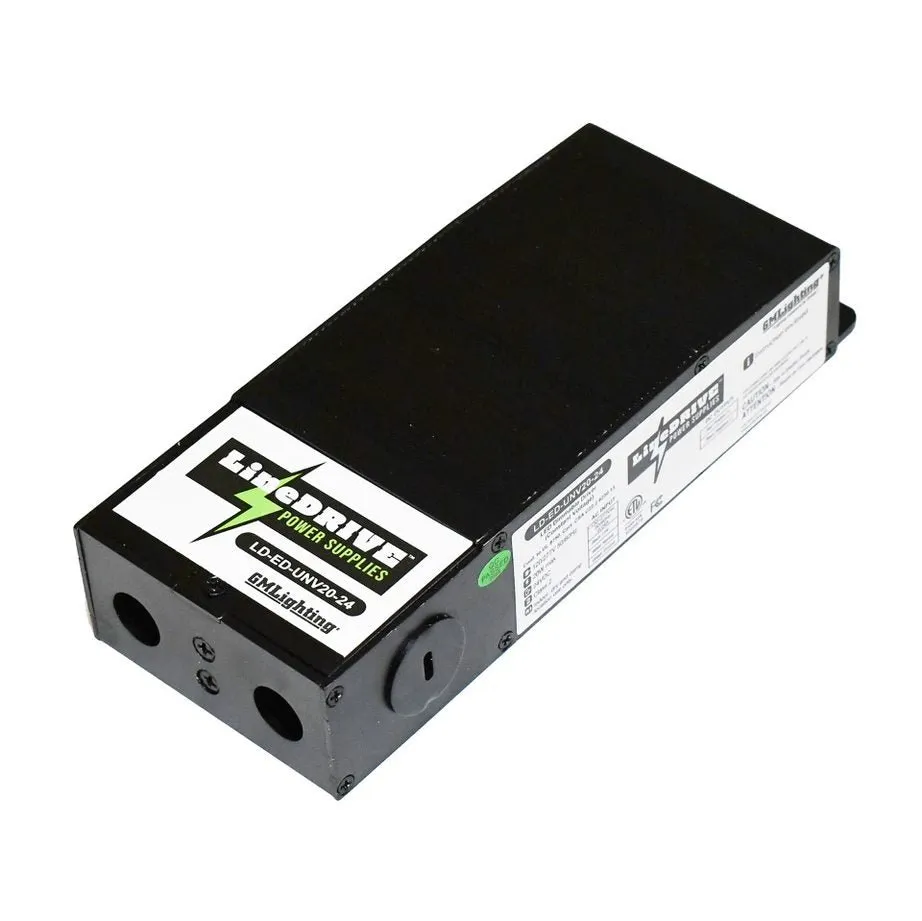 GM Lighting LD-ED-UNV LineDRIVE 12VDC / 24VDC Electronic LED Dimmable Power Supplies