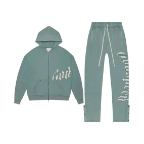GodSpeed OG Logo Sweatsuit - Sea Foam Washed