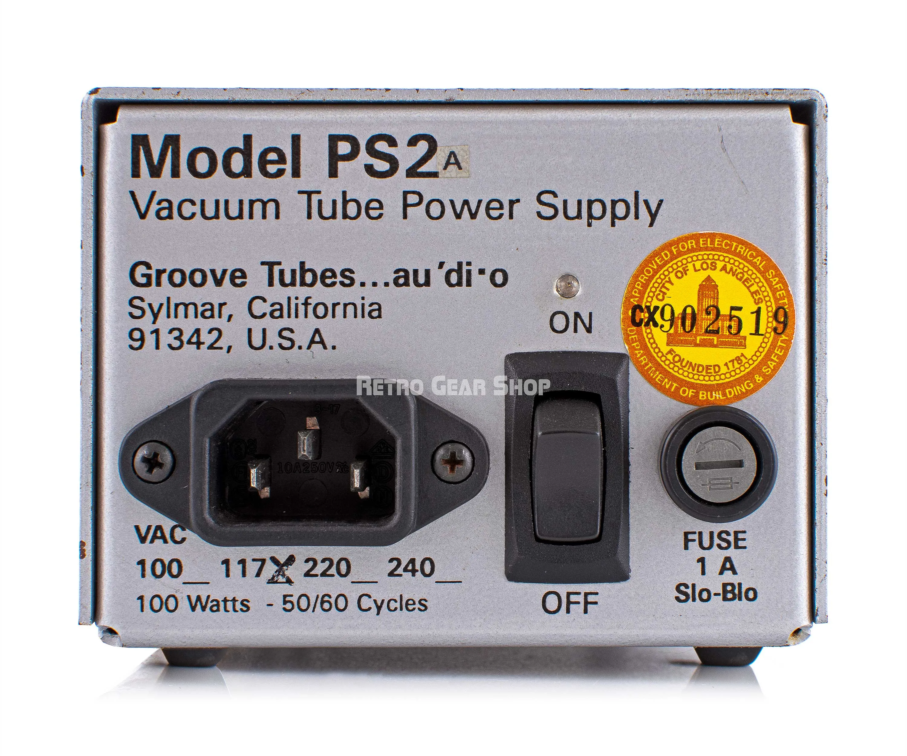 Groove Tubes Model 1   Model 2    PSU