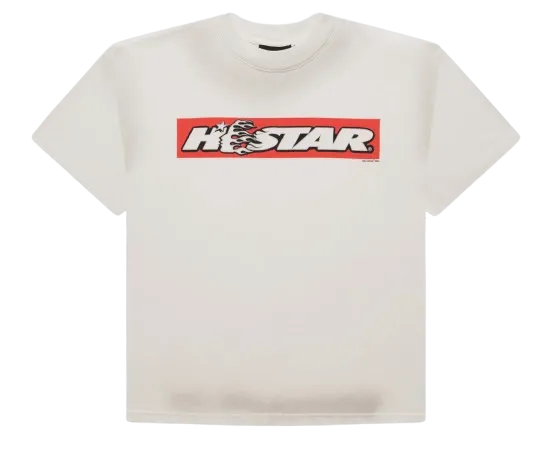 HS Box Logo T-Shirt - White/Red