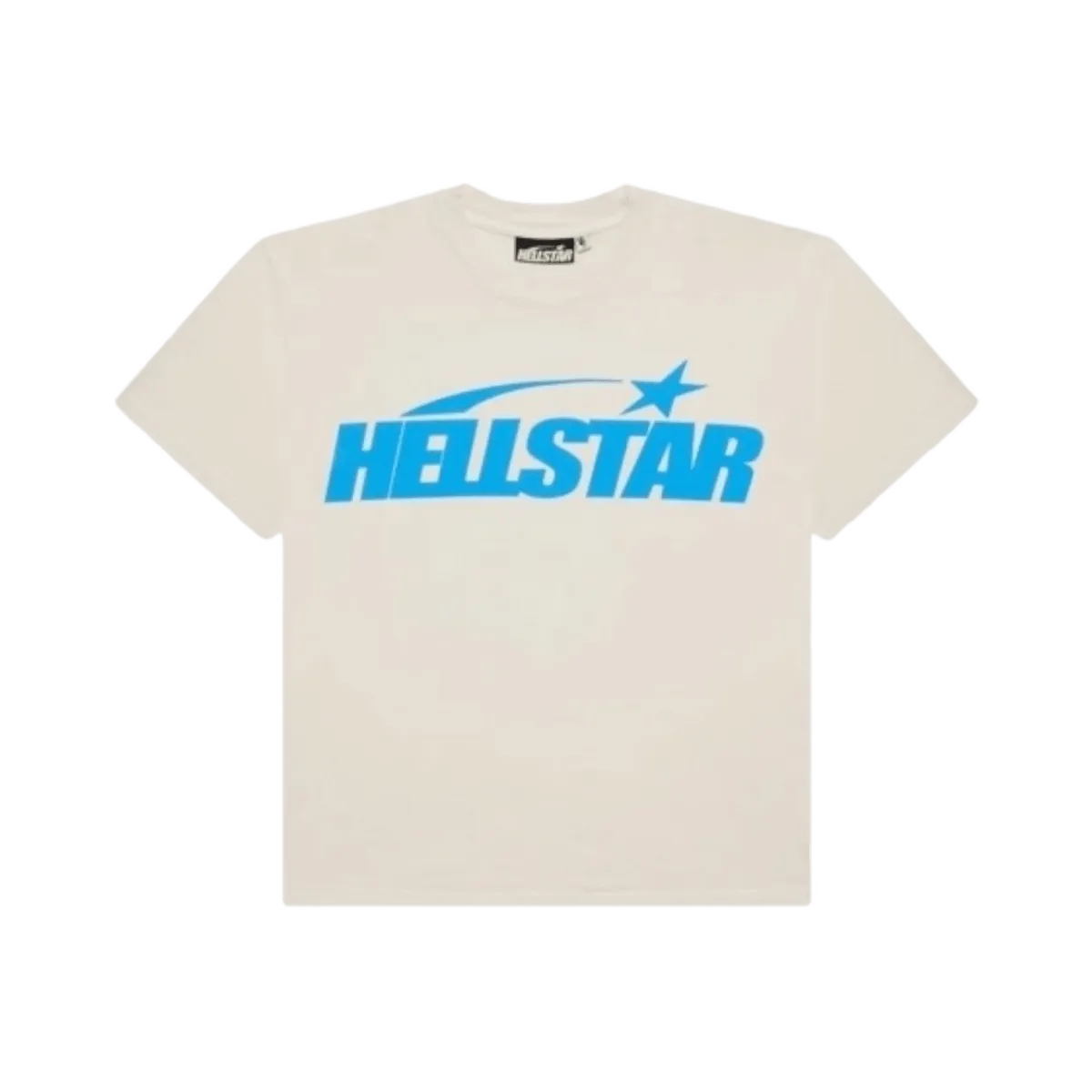 HS Classic T-Shirt - White & Blue Regular Print