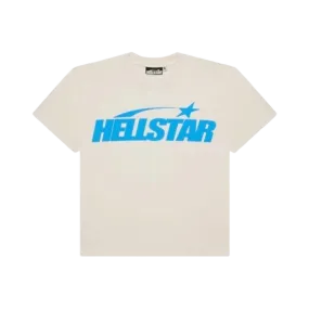 HS Classic T-Shirt - White & Blue Regular Print