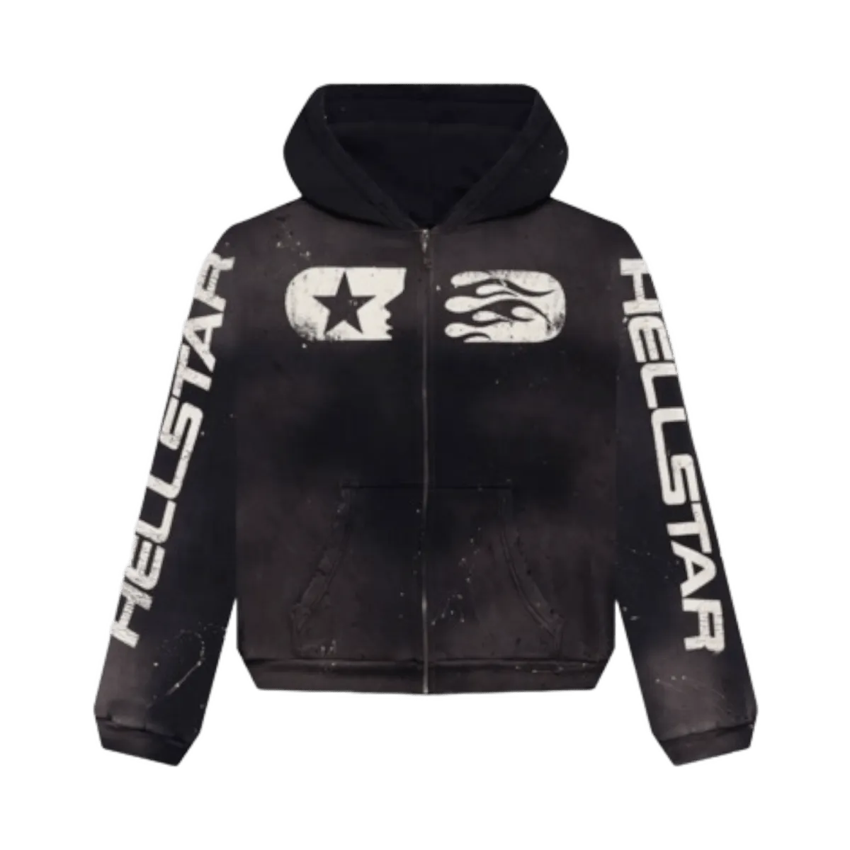 HS Studios Black Zip Up Hoodie