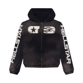 HS Studios Black Zip Up Hoodie