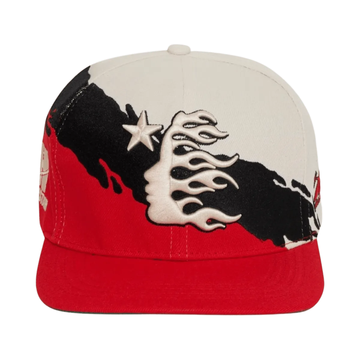 HS Studios Paintbrush Snapback Hat Red/Black