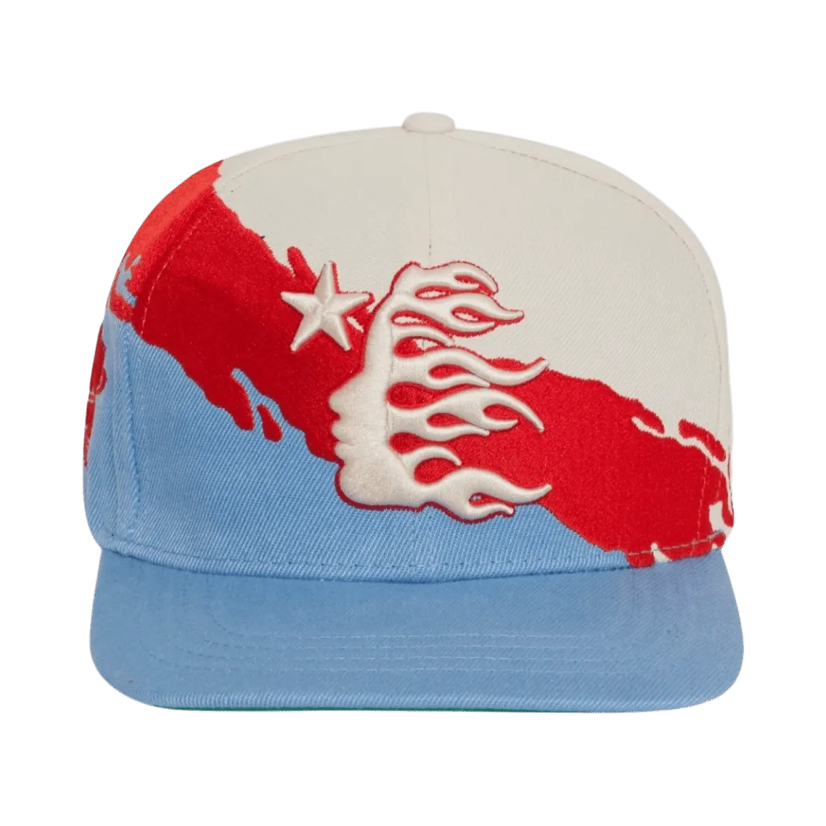 HS Studios Paintbrush Snapback Hat Red/Blue