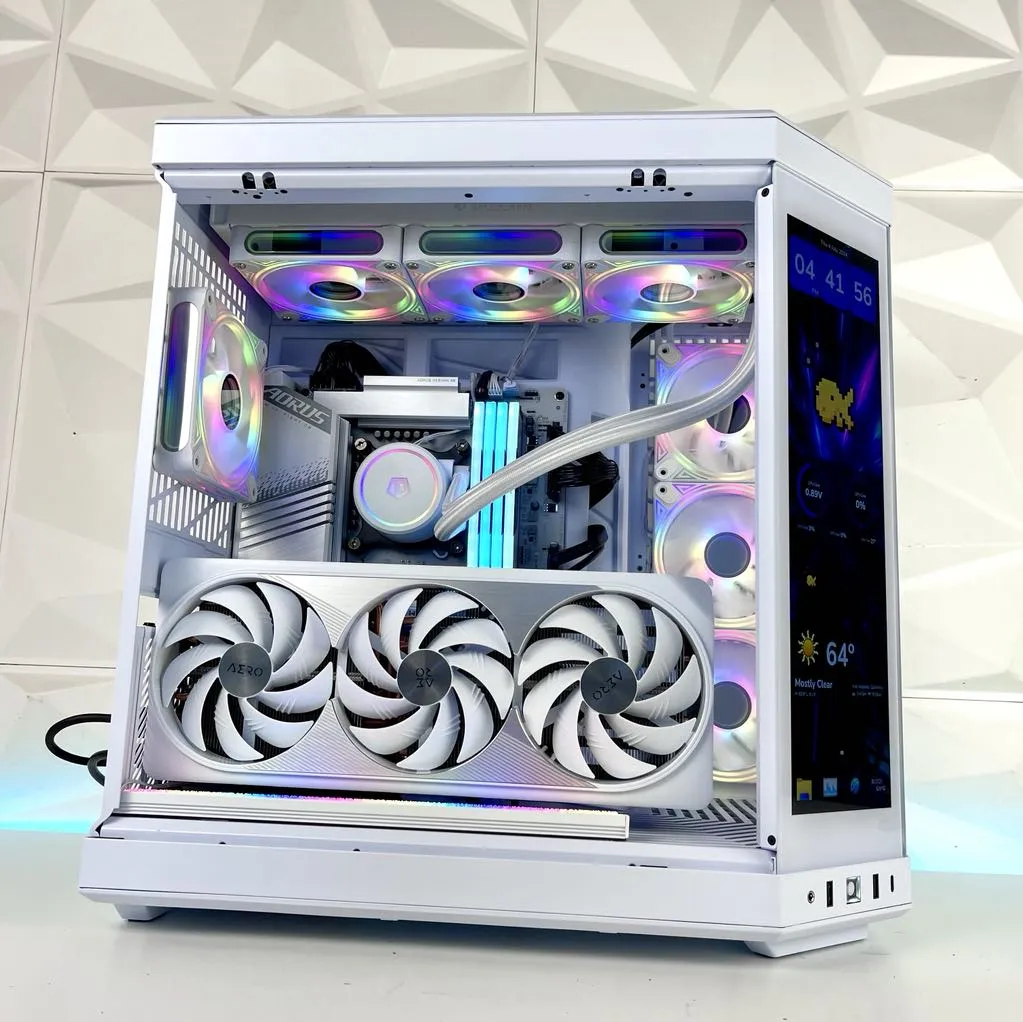 IGaming Core i7/i9 14900KF | RTX 4070TI Super-4090 | Y70 Touch Pro White