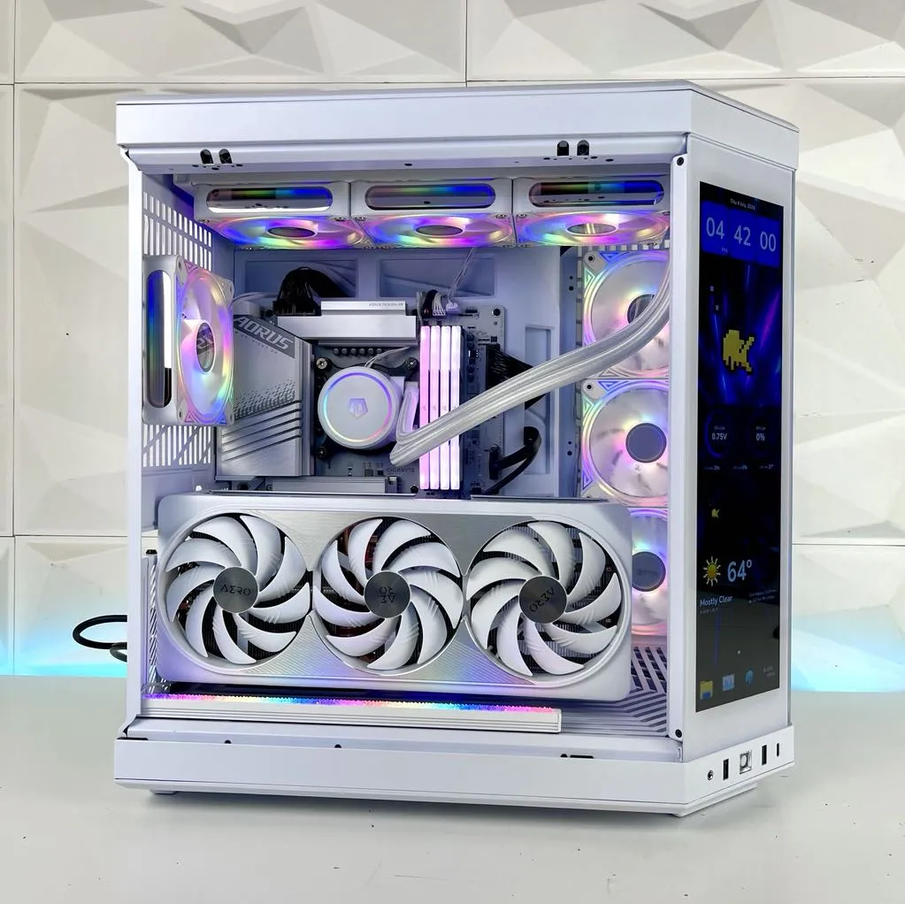 IGaming Core i7/i9 14900KF | RTX 4070TI Super-4090 | Y70 Touch Pro White