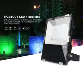 IP65 2.4G RF Wireless Control 50W Smart RGB CCT LED Flood Light