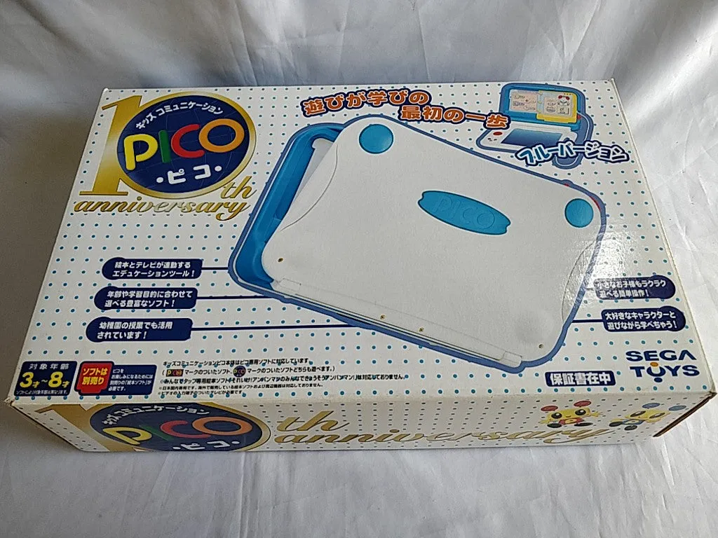 Japanese SEGA TOYS Kids Communication PICO Console in Box set, tested-e0930-