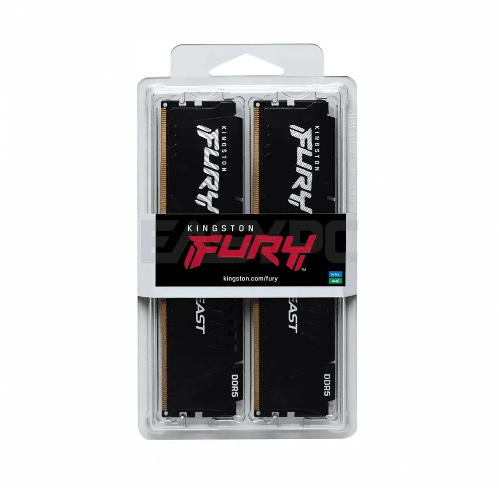 Kingston Ram Fury Beast RGB 32GB (2x16GB) DDR5 5200 CL36