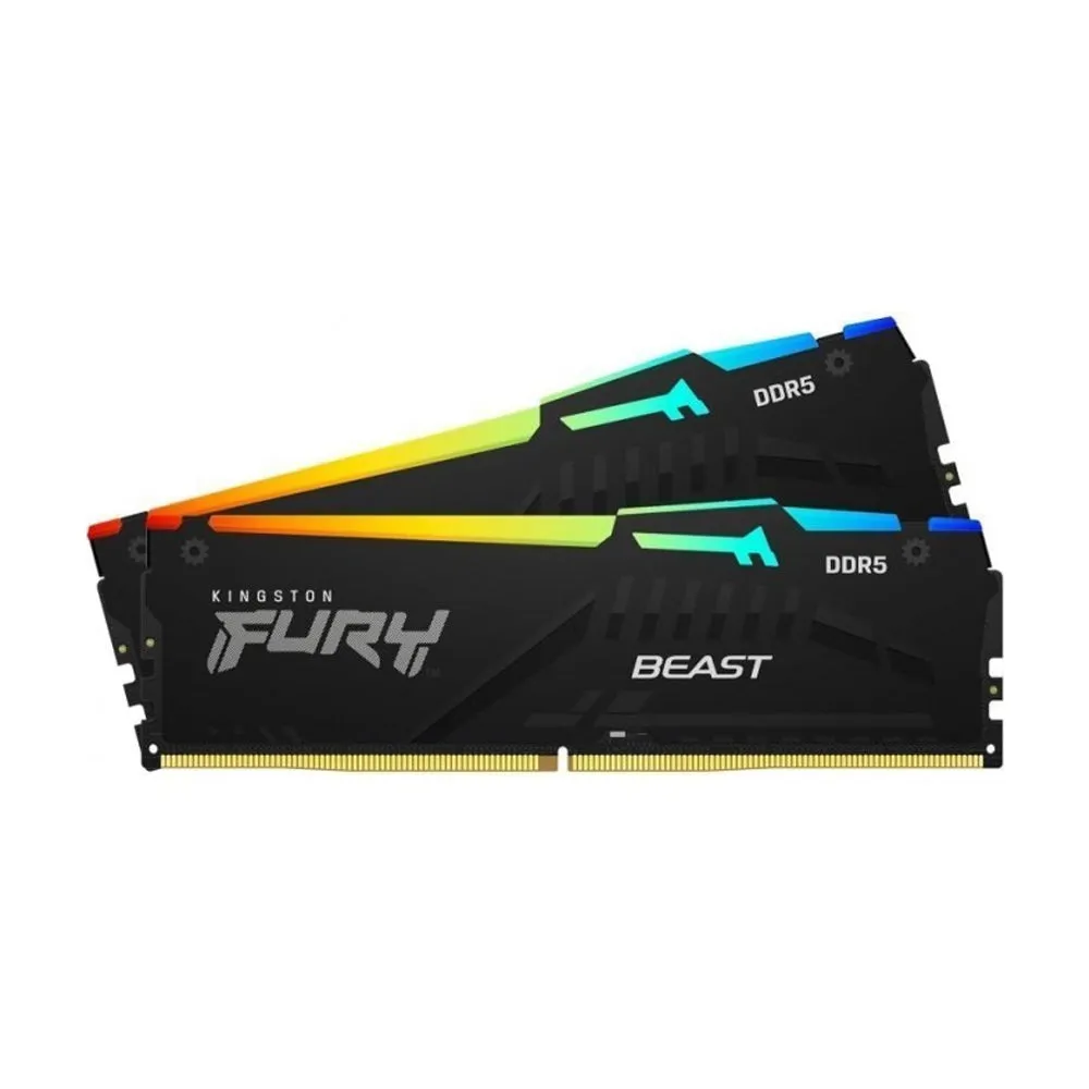 Kingston Ram Fury Beast RGB 64GB (2x32GB) DDR5 5600 CL36