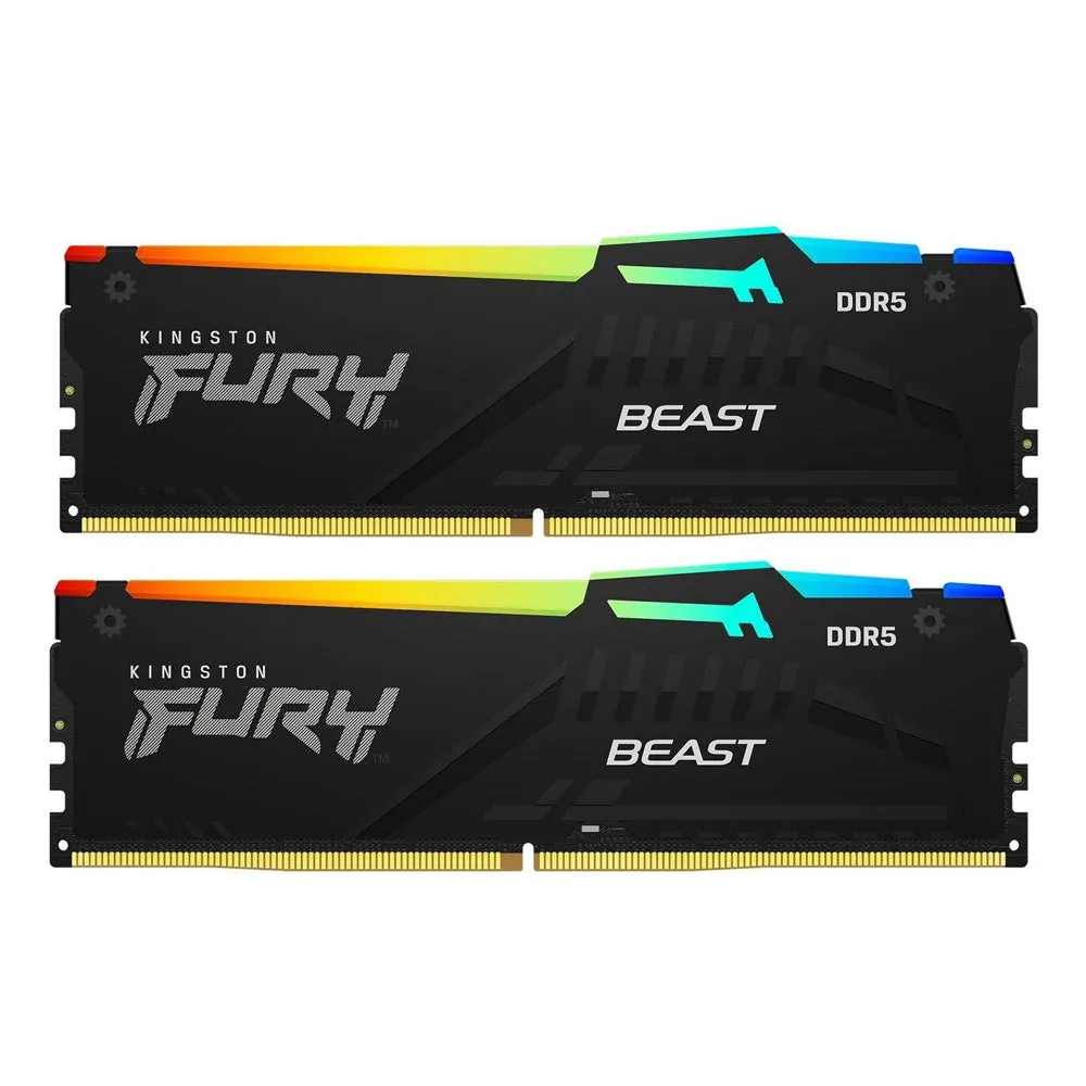 Kingston Ram Fury Beast RGB 64GB (2x32GB) DDR5 5600 CL36