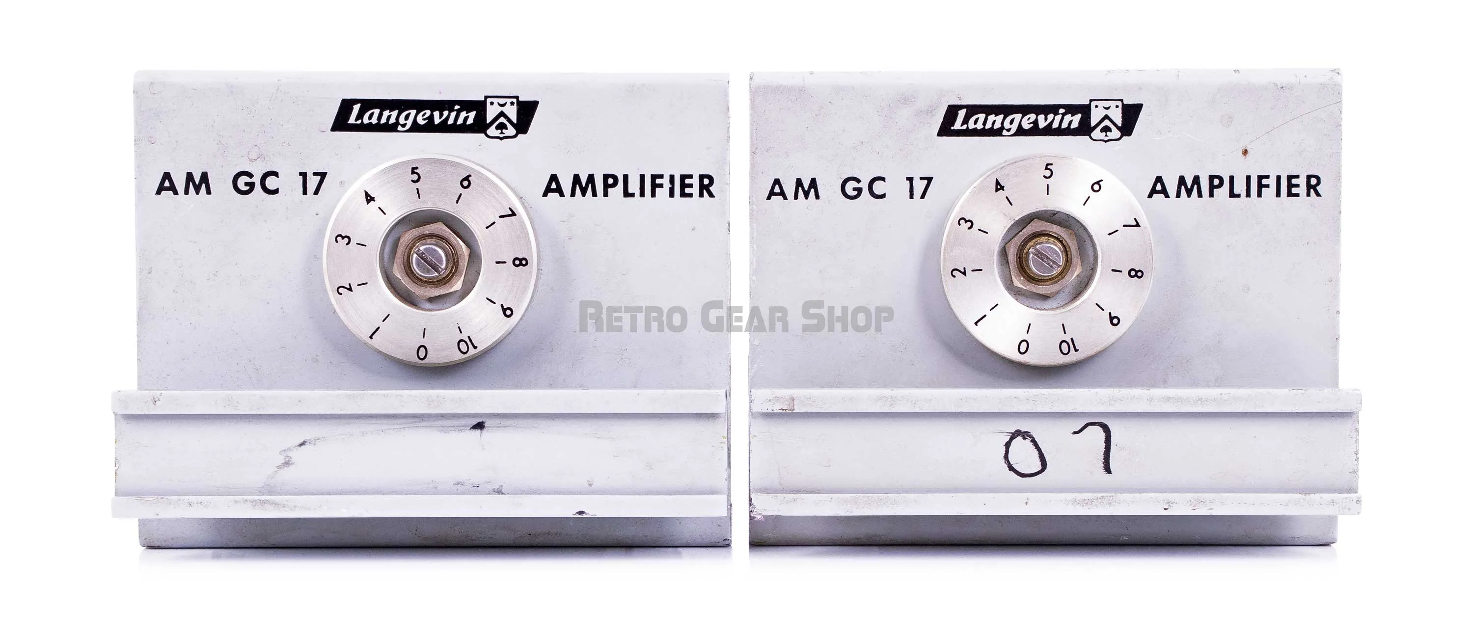 Langevin AM GC17 Pair Mic Preamp with PSU Vintage Rare