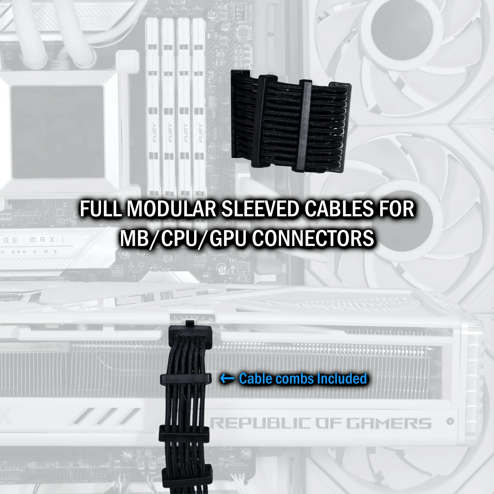 LIAN LI EDGE 1000W Black 黑色 ATX 3.1 80 Plus Platinum Full Modular Power Supply (EG1000)