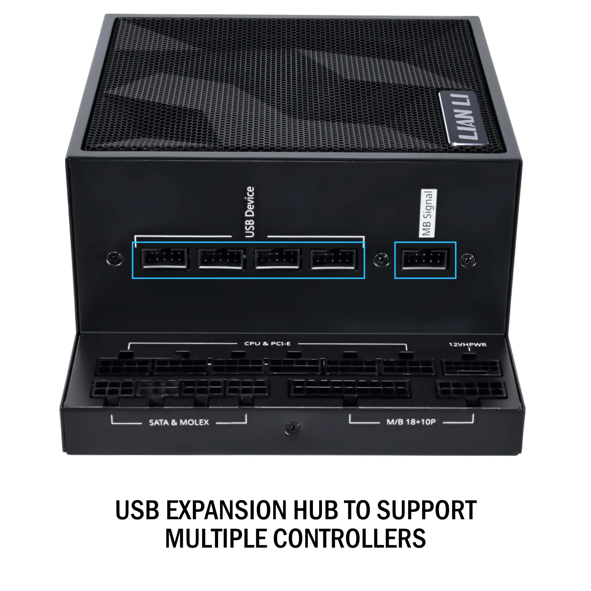 LIAN LI EDGE 1000W Black 黑色 ATX 3.1 80 Plus Platinum Full Modular Power Supply (EG1000)
