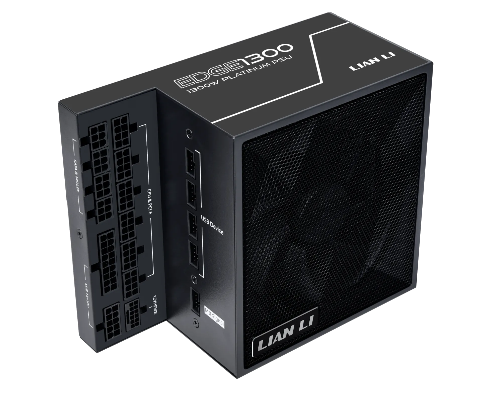 LIAN LI EDGE 1300W Black 黑色 ATX 3.1 80 Plus Platinum Full Modular Power Supply