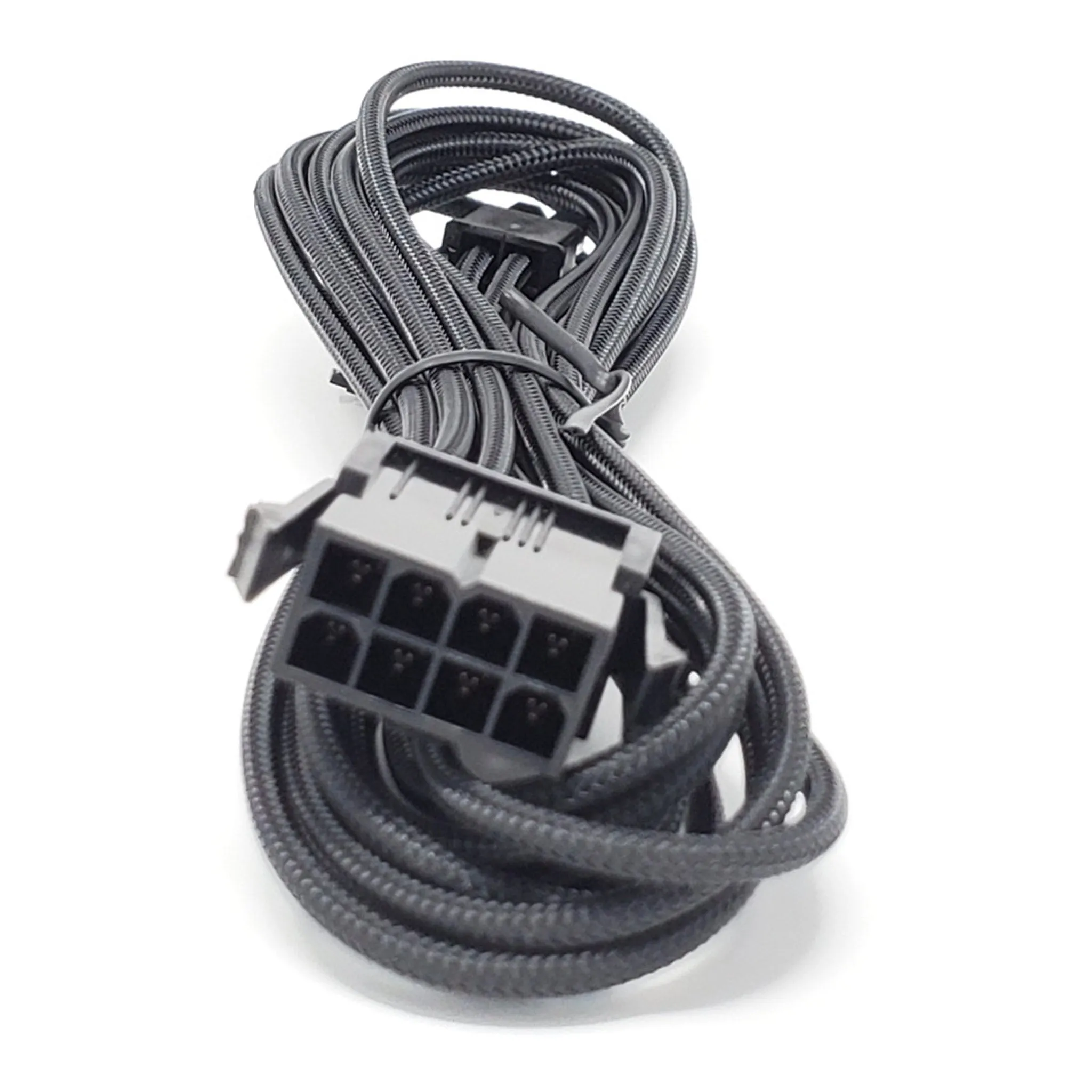 Micro Connectors F04-240BK-KIT Black Premium Sleeved PSU Cable Extension Kit