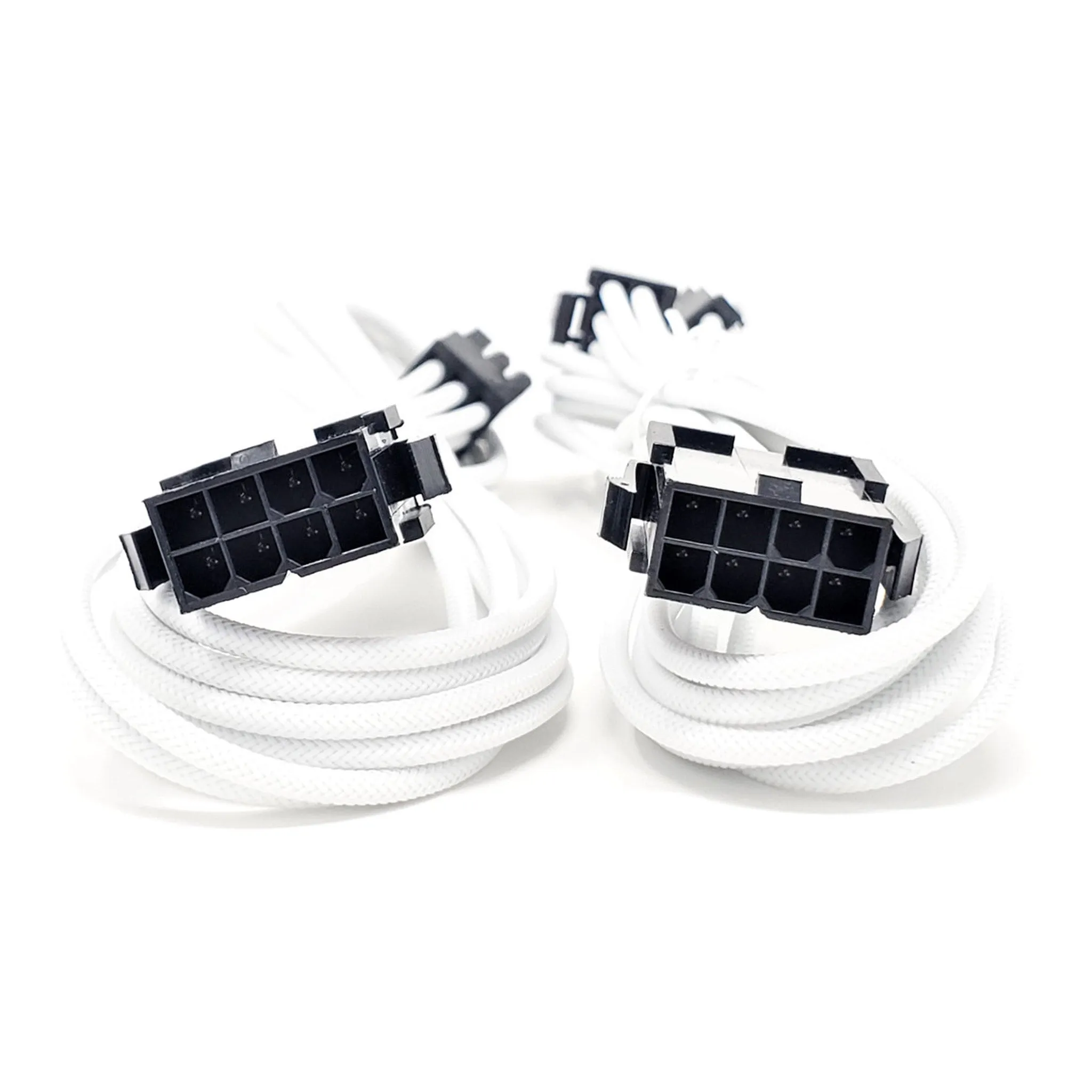Micro Connectors F04-240W-KIT White Premium Sleeved PSU Cable Extension Kit