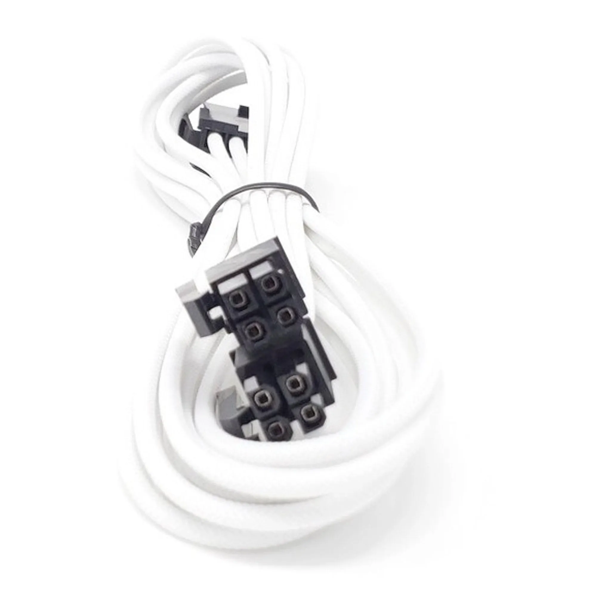 Micro Connectors F04-240W-KIT White Premium Sleeved PSU Cable Extension Kit