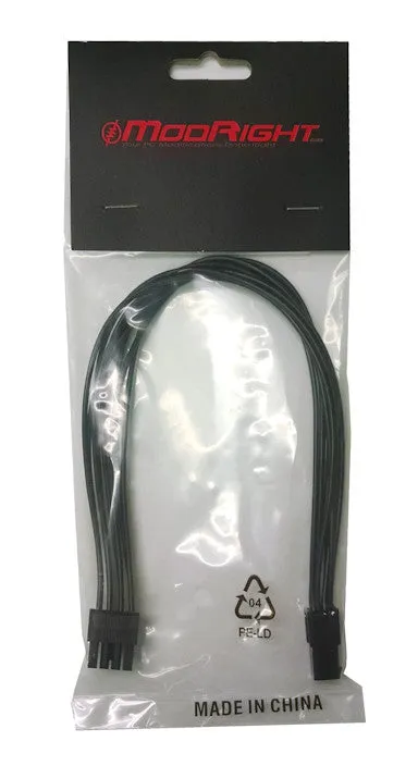 ModRight Black-Out Series 4-Pin EPS to 8-Pin EPS Adapter Cable - 12" Cab-989