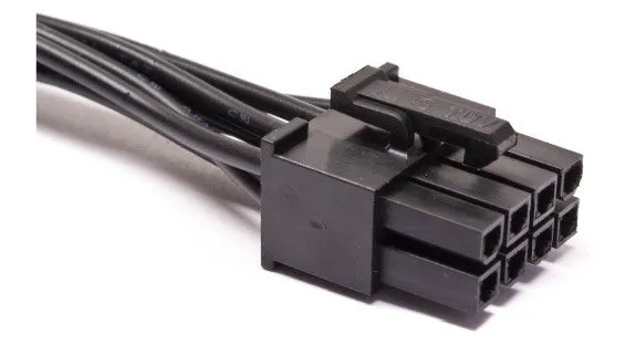 ModRight Black-Out Series 4-Pin EPS to 8-Pin EPS Adapter Cable - 12" Cab-989