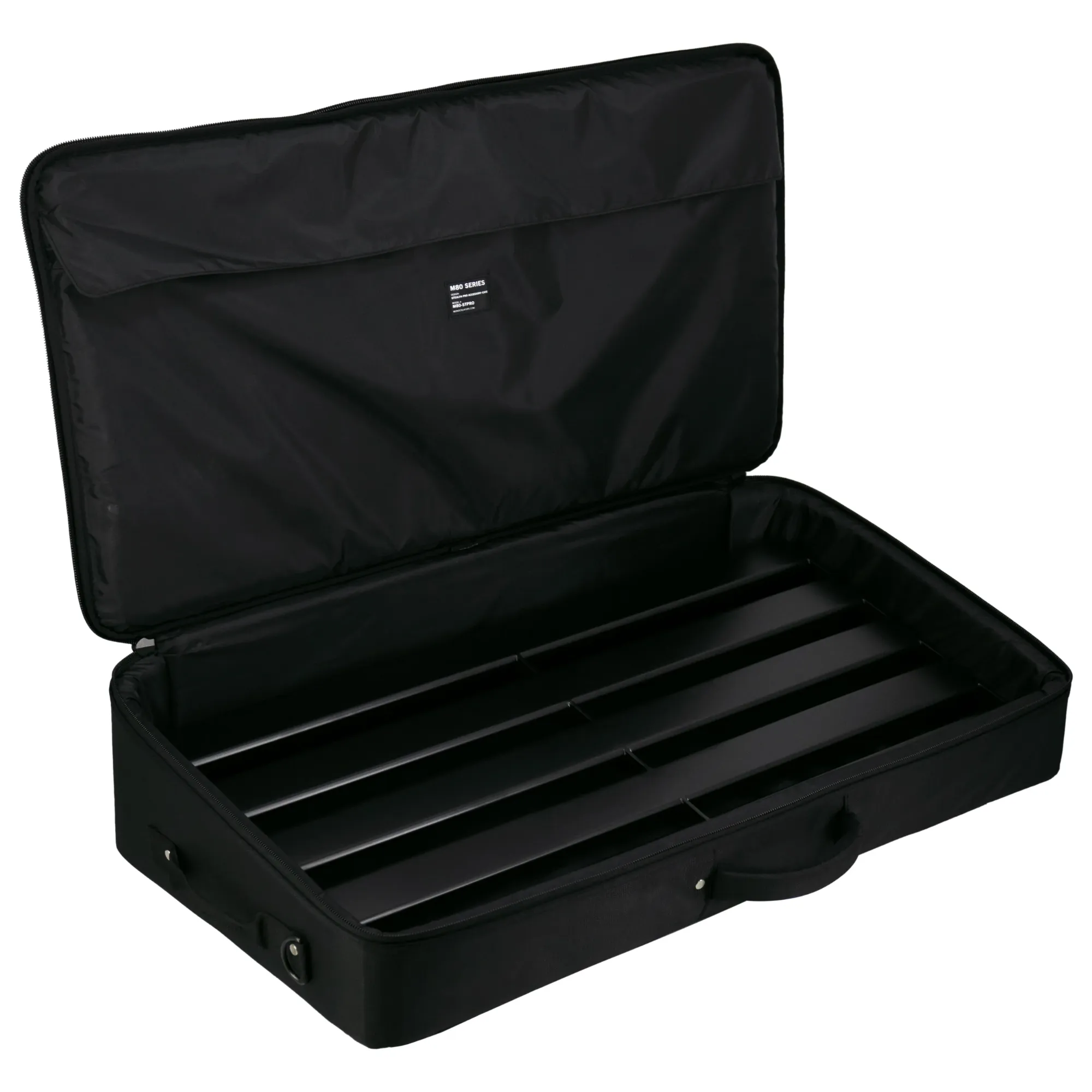 Mono Large Pedalboard Rail w/ Stealth Club Accessory Case, Black