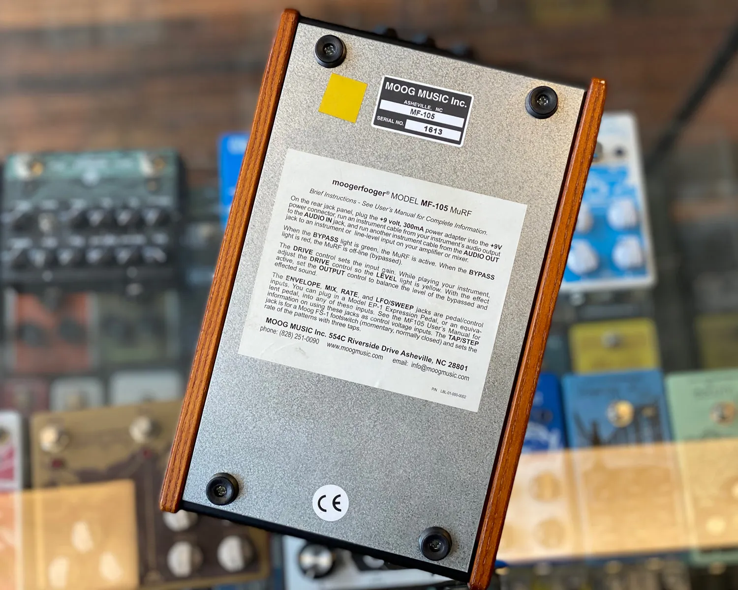Moog Moogerfooger MF-105 MuRF w/ Moog FS