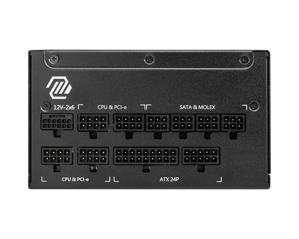 MSI MAG A1250GL PCIE5 PSU ATX 1250W 80  Gold Fully Modular