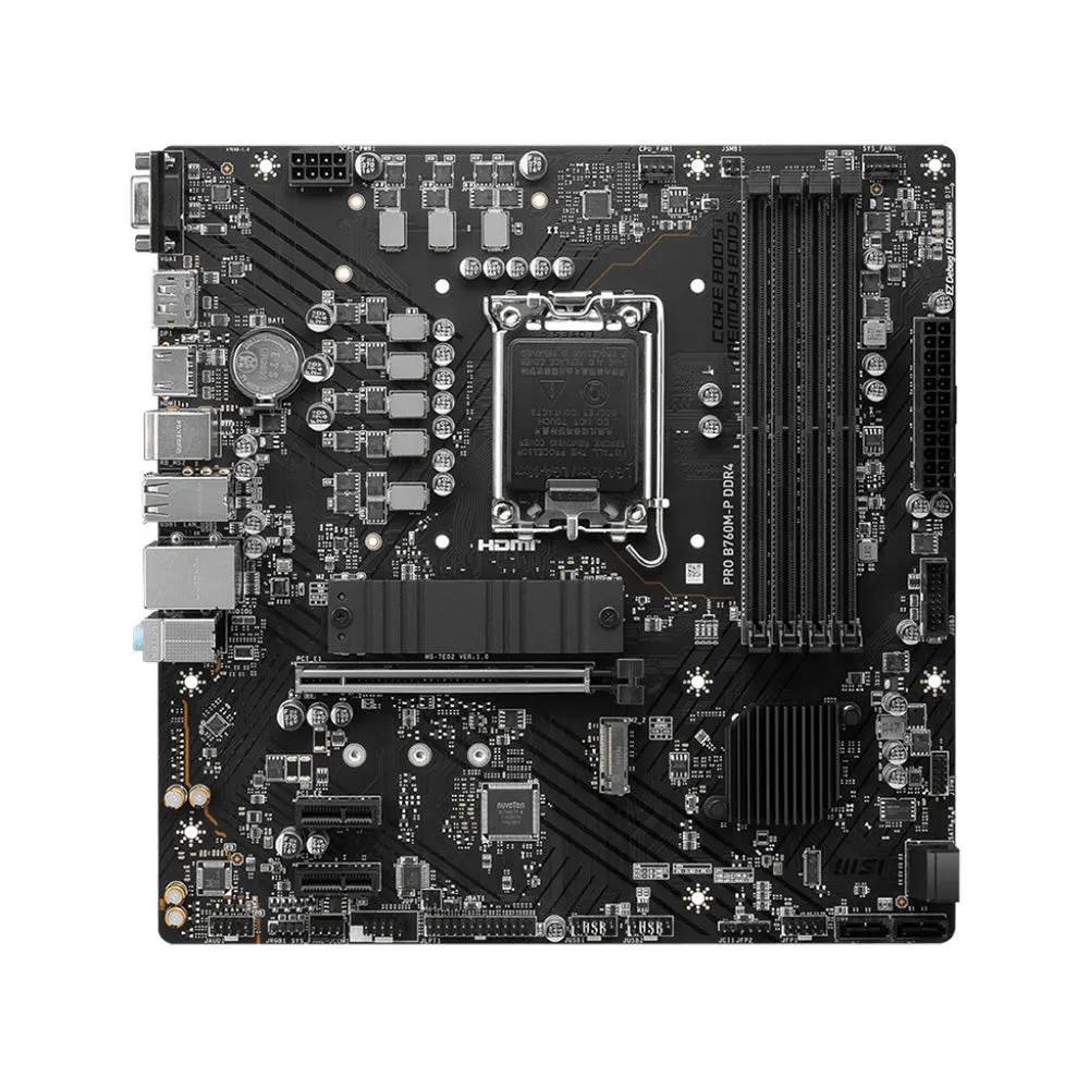 MSI Motherboard PRO B760M-P DDR4