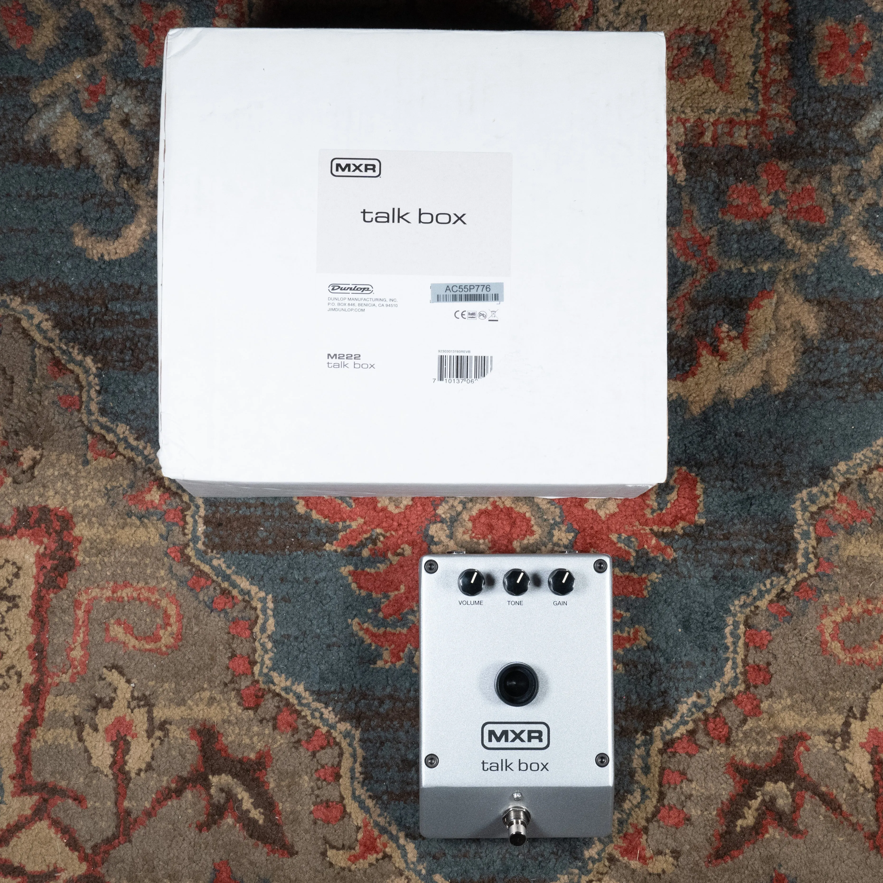 MXR M222 Talk Box Effect Pedal w/Tube/PSU/Box - Used