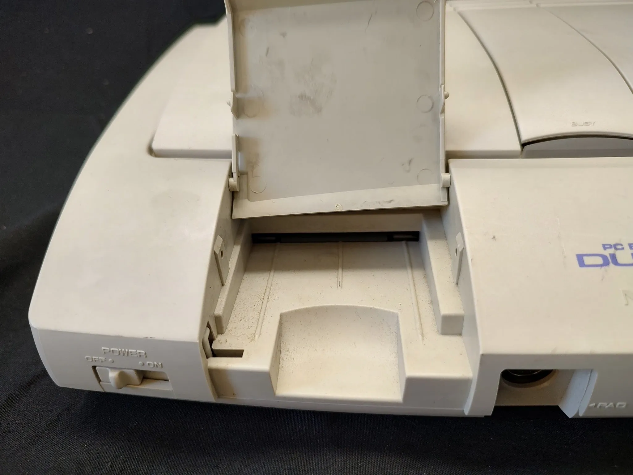 NEC PC Engine DUO-R Console(TurboDUO PI-TG10),w/Pad, PSU set, Working-f1204-