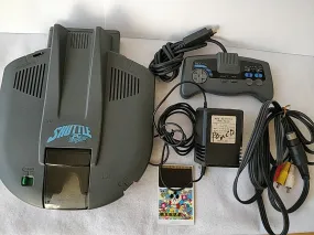 NEC PC Engine Shuttle Console(TurboGrafx-16) Pad,PSU,AV cable,Game/tested-d1028-