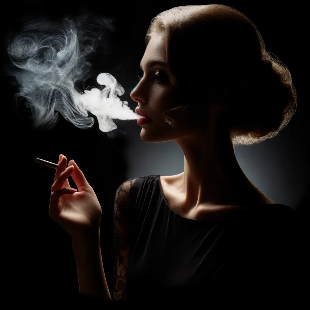 NEW! Actor Cigarette Pro - Simulated Smoking Prop - Full Kit TAN FILTERS