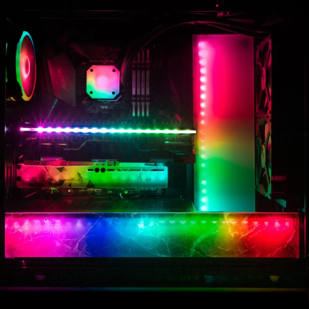 Night Marble RGB PSU Shroud Cover
