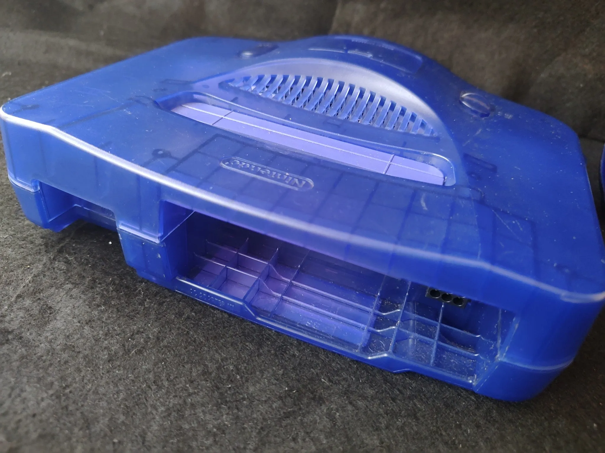 Nintendo 64 Midnight Blue Toysrus limited edition Console set, Working-g0215-