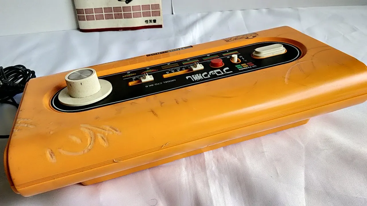 Nintendo PONG BLOCK Kuzushi CTG-BK6 console system,Manual,RF switch set-a517-