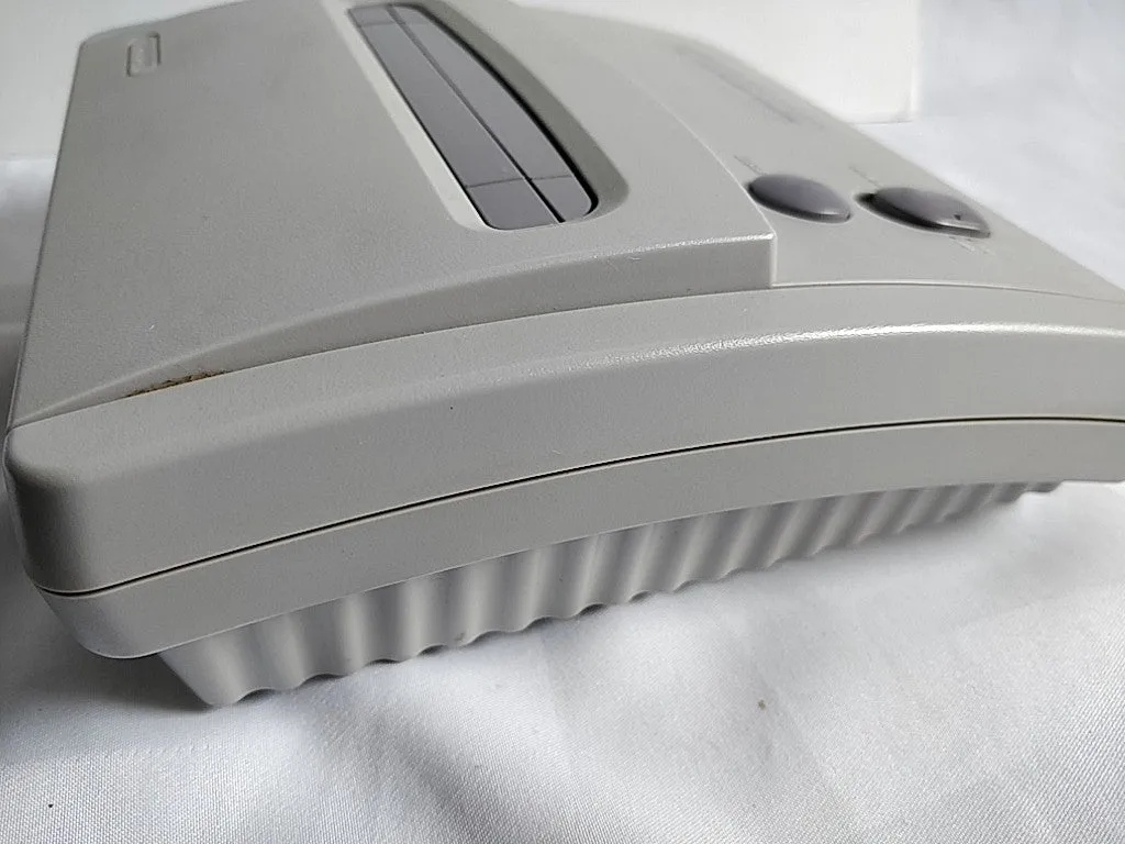 Nintendo Super Famicom Jr. (SNES) Console,Pad,AV cable,Games set/tested-d0608-